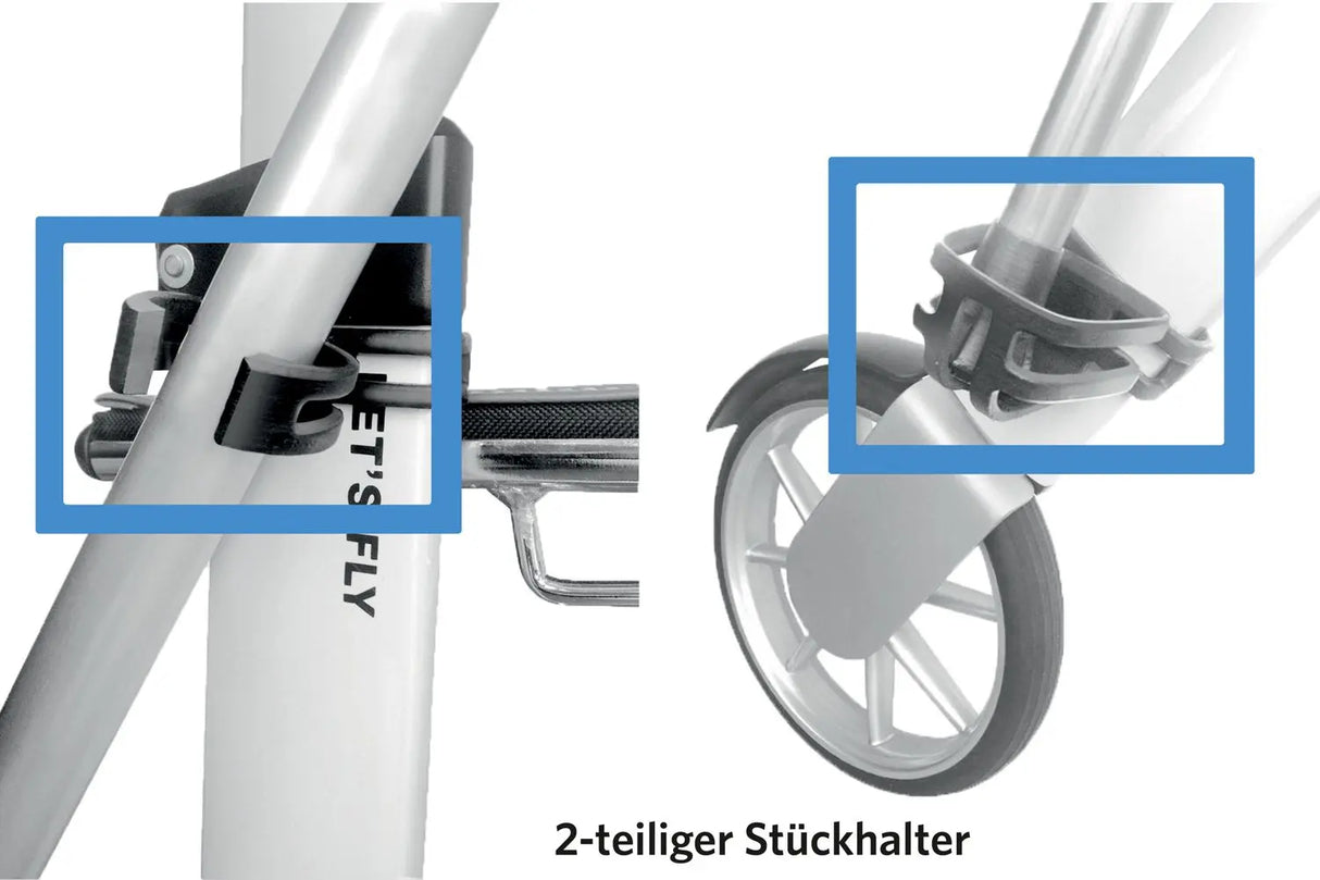 Stockhalter zum TrustCare Rollator Let’s Fly RUSSKA