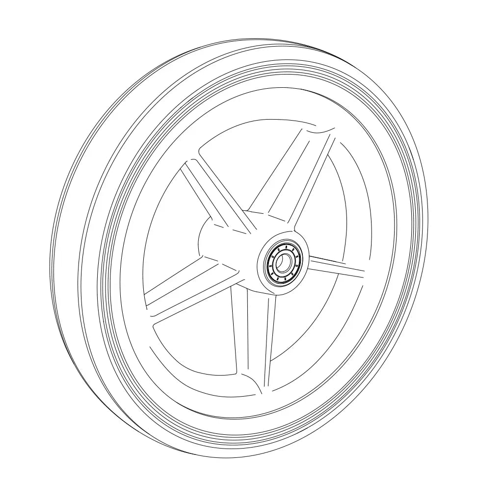 Ersatzrad DIETZ TAiMA M-GT Rollator