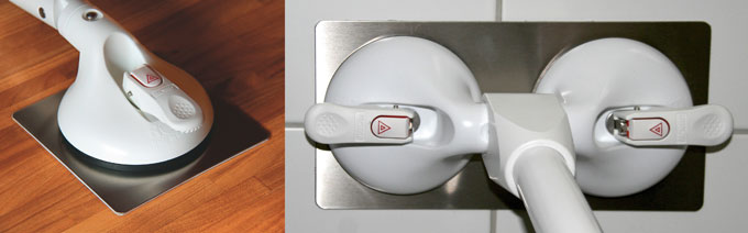 Edelstahlplatte ROTH® - 1 Paar