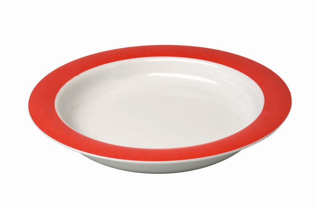 Teller mit Kipp-Trick ORNAMIN® 20 cm - rot