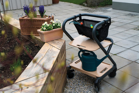 Echtholz-Tablett SALJOL Wohnraumrollator