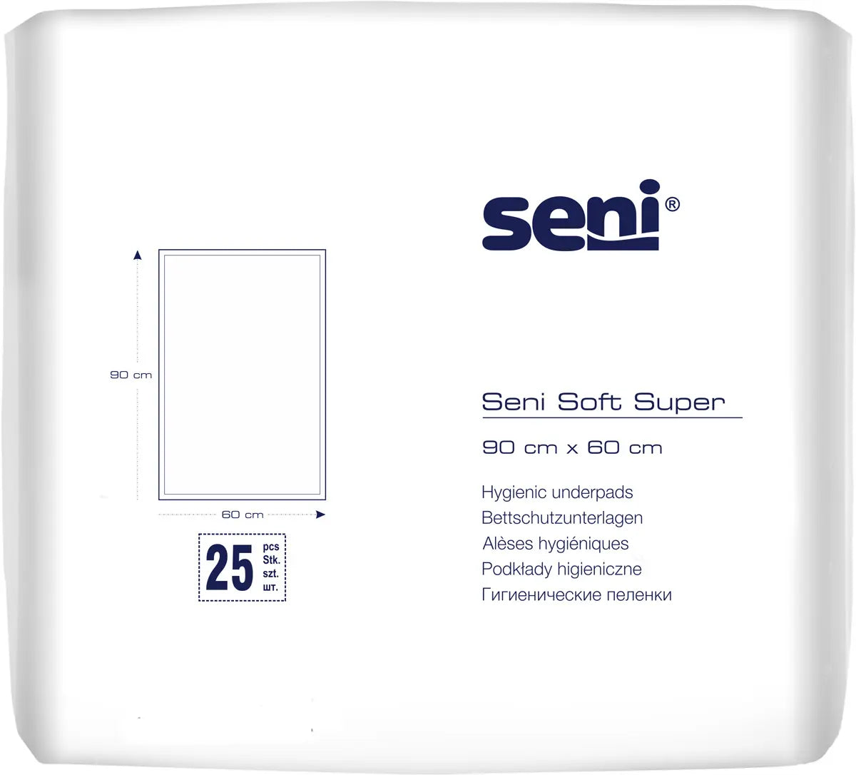 SENI Soft Super Bettschutzunterlagen 60x90 cm