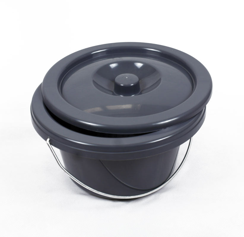 Eimer mit Deckel Toilettenstuhl Russka® "Standard modern"