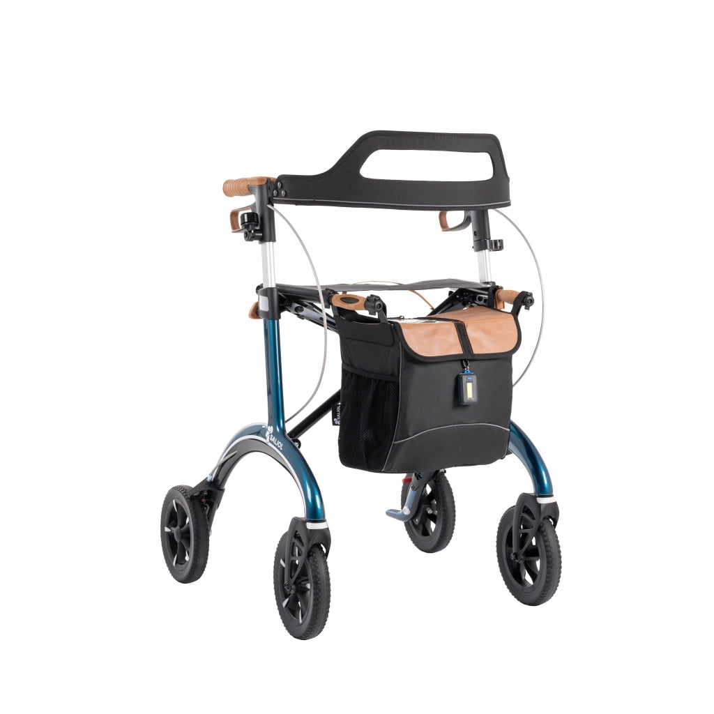 Carbon-Rollator CR 2025 Komplettpaket + gratis Carbon-Gehstock von SALJOL