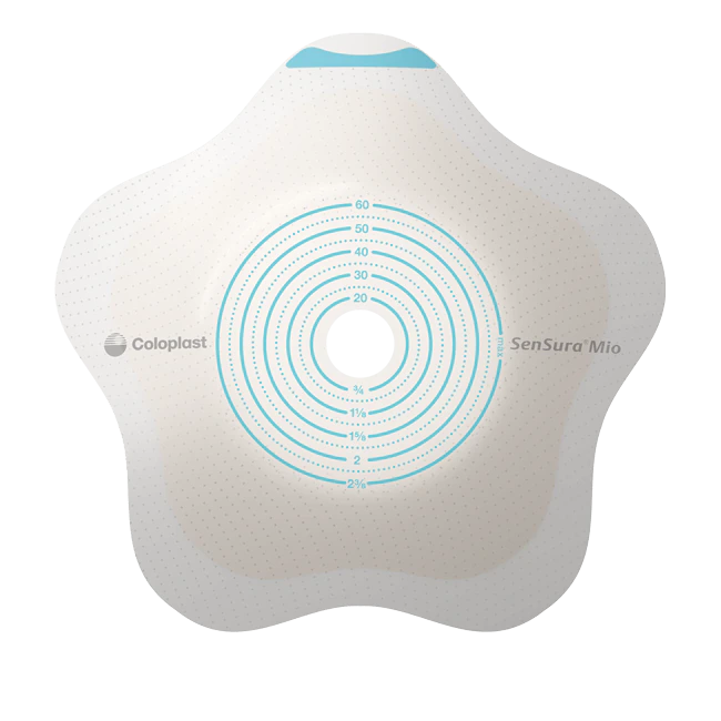 SenSura® Mio Click konkav Basisplatte mit Rastring