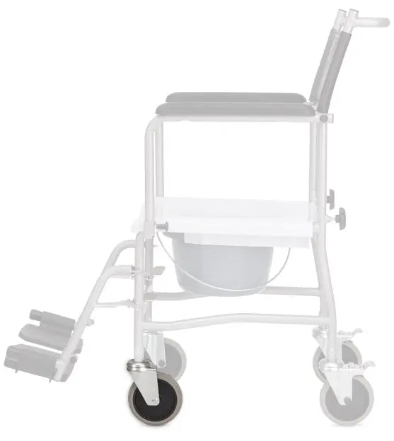 Ersatzrad vorn ohne Feststeller Toilettenrollstuhl TS-1 von Bischoff+Bischoff