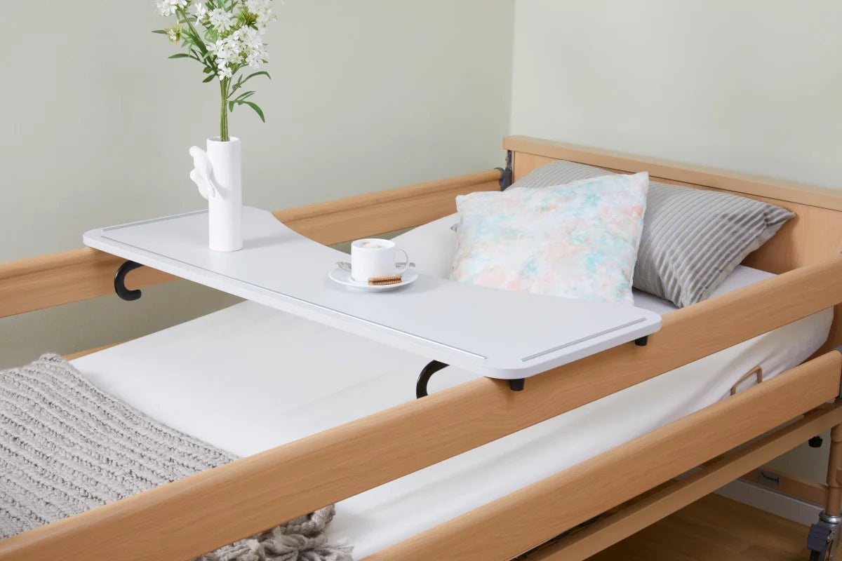 Tablett Burmeier Pflegebett weiß