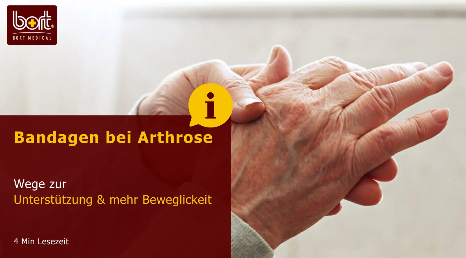 Bandagen bei Arthrose, Schwellungen & Schmerzen – Unterstützung für mehr Beweglichkeit im Alltag