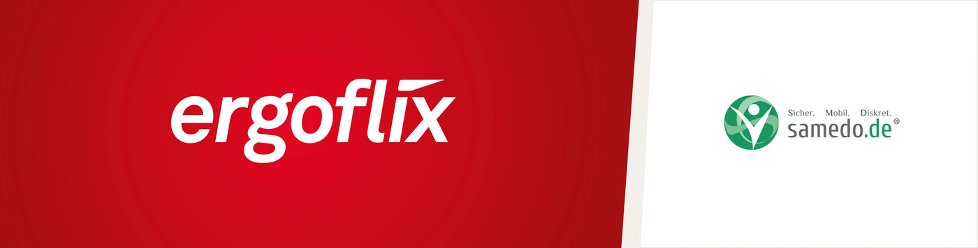 Banner Marke Ergoflix und Samedo