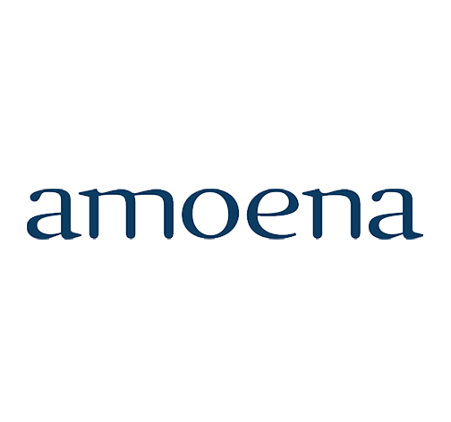 amoena Logo in Blau