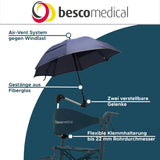 Rollatorschirm für Besco Medical Rollatoren
