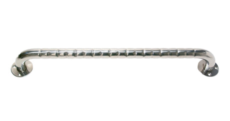 Edelstahl-Haltegriff von Drive Medical mit ergonomischer Griffmulde – 37 - 67cm lang, zur Wandmontage im Badezimmer geeignet.