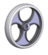 TPE-Hinterrad ohne Ankipphilfe TOPRO Troja Classic