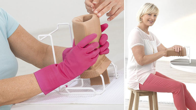 armstrumpf mit handschuh Anziehhilfe Medi Arm-Butler – leichter anziehen
