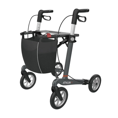 Carbon-Rollator Athlon SL mit Softbereifung inkl. Rückengurt