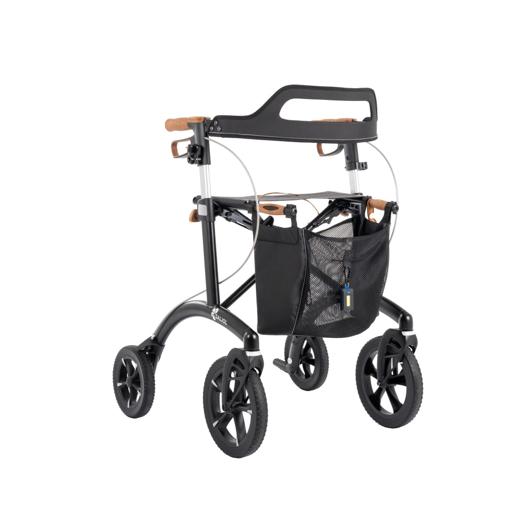 Leichtgewichtrollator AR 2025 Komplettpaket + gratis Carbon-Gehstock von SALJOL