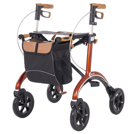 SALJOL Carbon Rollator cooper red