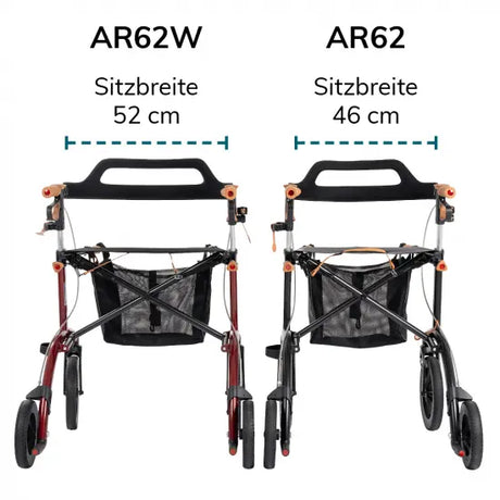 Leichtgewichtrollator AR Wide im Komplettpaket von SALJOL