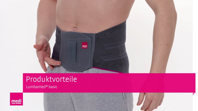 Rückenorthese Lumbamed basic für Herren