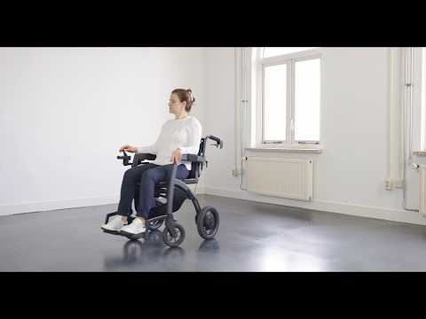Rollz Motion Electric Matt Black - 3in1 Elektrorollstuhl im Komplettpaket