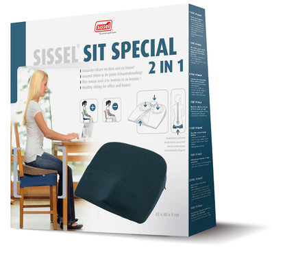 Keilkissen mit Entlastung des Steißbereichs - SISSEL® Sit Spezial 2 in 1