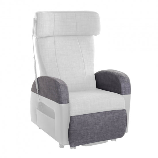 Schonbezug-Set für CLUB-Sessel Farbe: mittelgrau Schonbezug-Set für CLUB-Sessel Farbe: mittelgrau