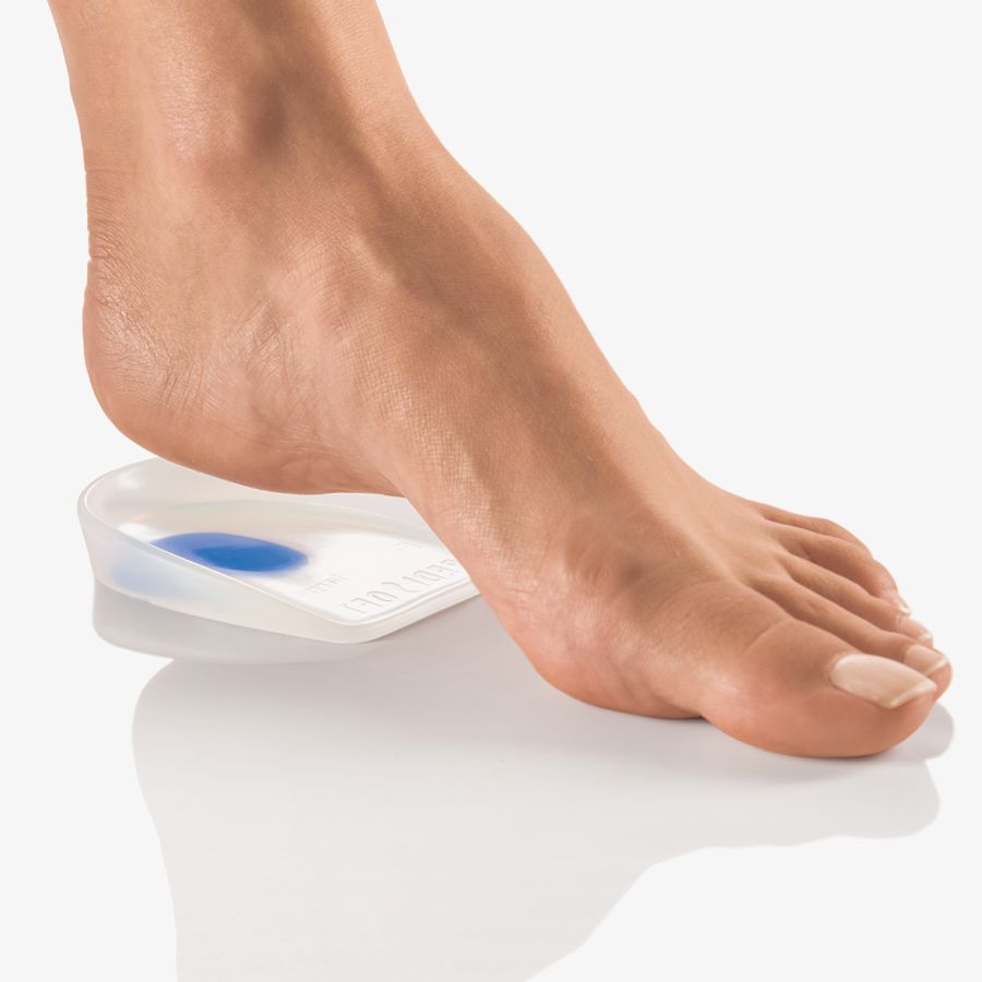 1 Paar Fersensporn Bandagen Einlagen Silikon Erhöhen Hautpflege Fuß Socks DE 