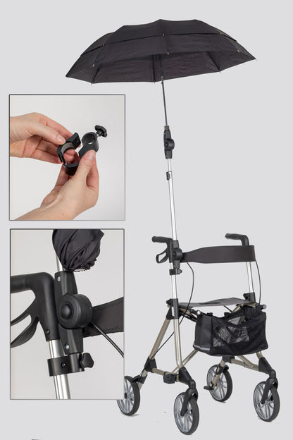 Halterung zum Regenschirm Rollator elan